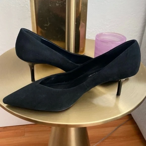 Violeta by Mango Suede Heels Size 41 - Picture 1 of 5